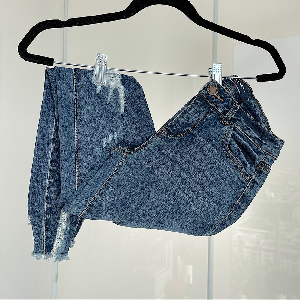 Mid-Rise Dark Wash Jeans